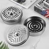 Mosquito Coil Holder Mosquito Repellent Box Hollow Design Practical High-Temperature Resistant Holder Stainless-Steel Mosquito Coil Tray For Home