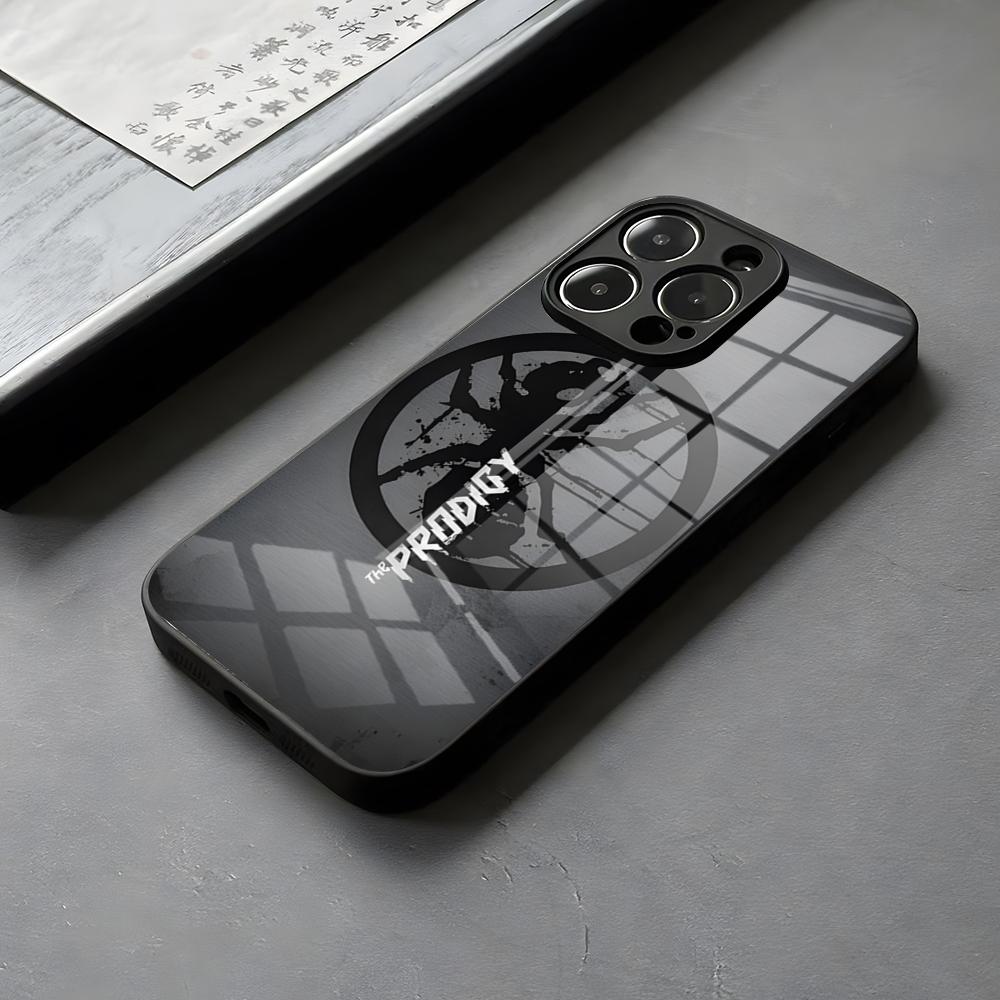 Чехол для телефона P-Prodigy Artist LOGO Стекло Тихий Для IPhone 16 15 14 Pro Max 13 12 Mini 11 X XS XR 8 Plus Для Samsung S 25 24 23