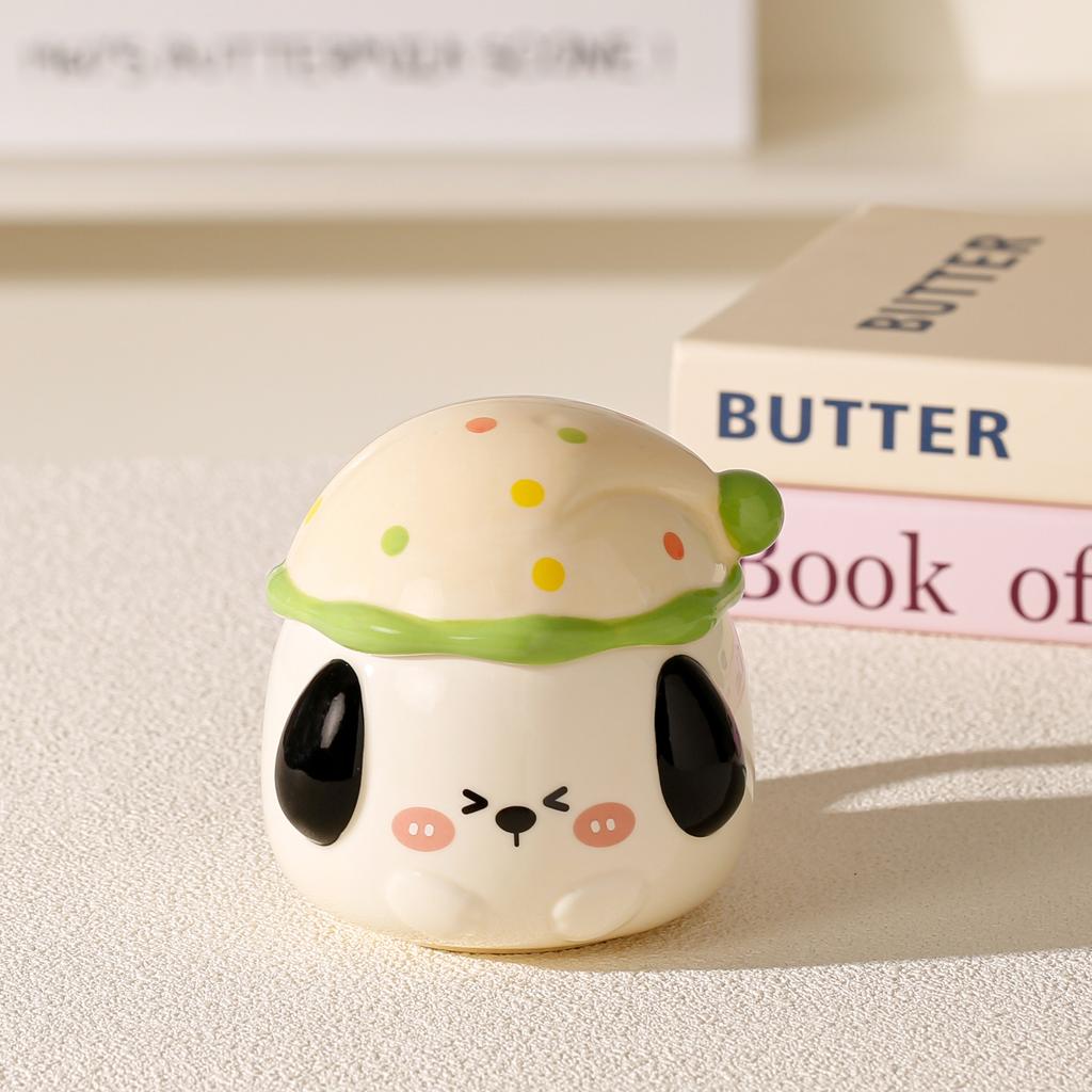 Креативная кружка в виде гриба, мультяшная милая керамическая чашка высокой ценности, чашка для воды с крышкой, ручной подарок, подарок