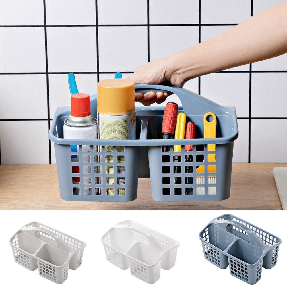 Simple Hollow Out Storage Basket Functional Washing Basket Storage Holder For Bathroom/Toilet
