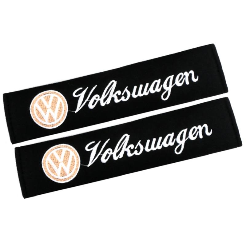 2Pcs Auto Car Cotton Seat Belt Cover Case for Volkswagen VW Transporter T5 2010 2011 2012 2013 2014 2015 Auto Accessories zd0