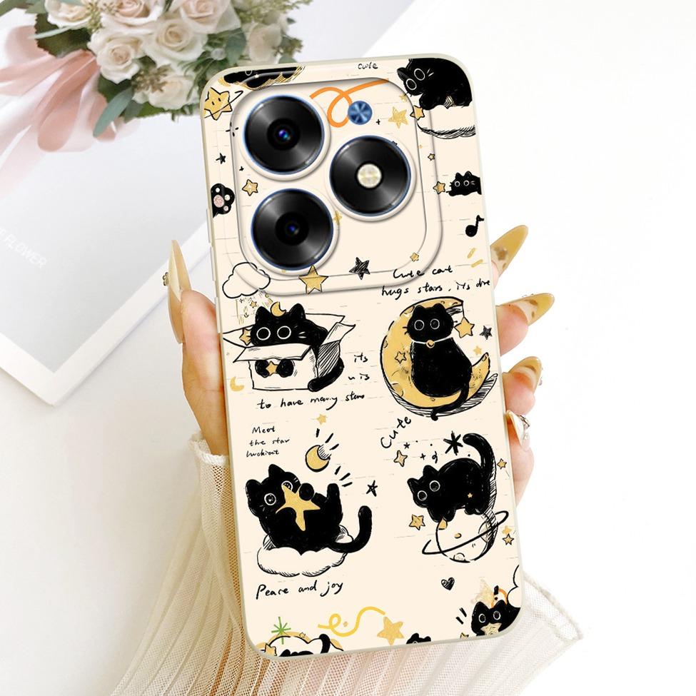 Чехол для ITEL S23 Plus Чехол Модный Мультяшный Милый Забавный Расписной Силиконовый Funda Для ITEL S23+ S681LN Чехол для Телефона
