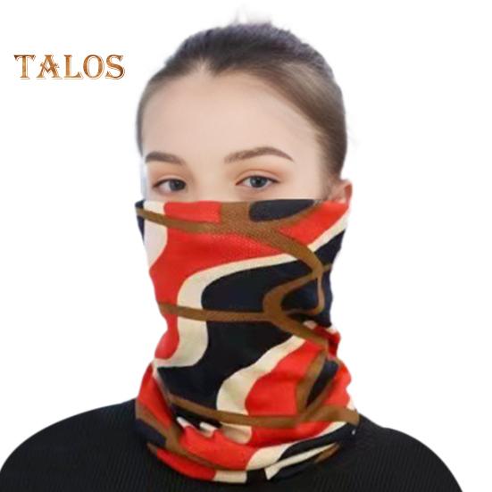 Женская термошапка для велоспорта, теплая шея, легкая повязка на голову с цветным принтом, высокоэластичный нескользящий шарф для холодной и теплой погоды, многофункциональный