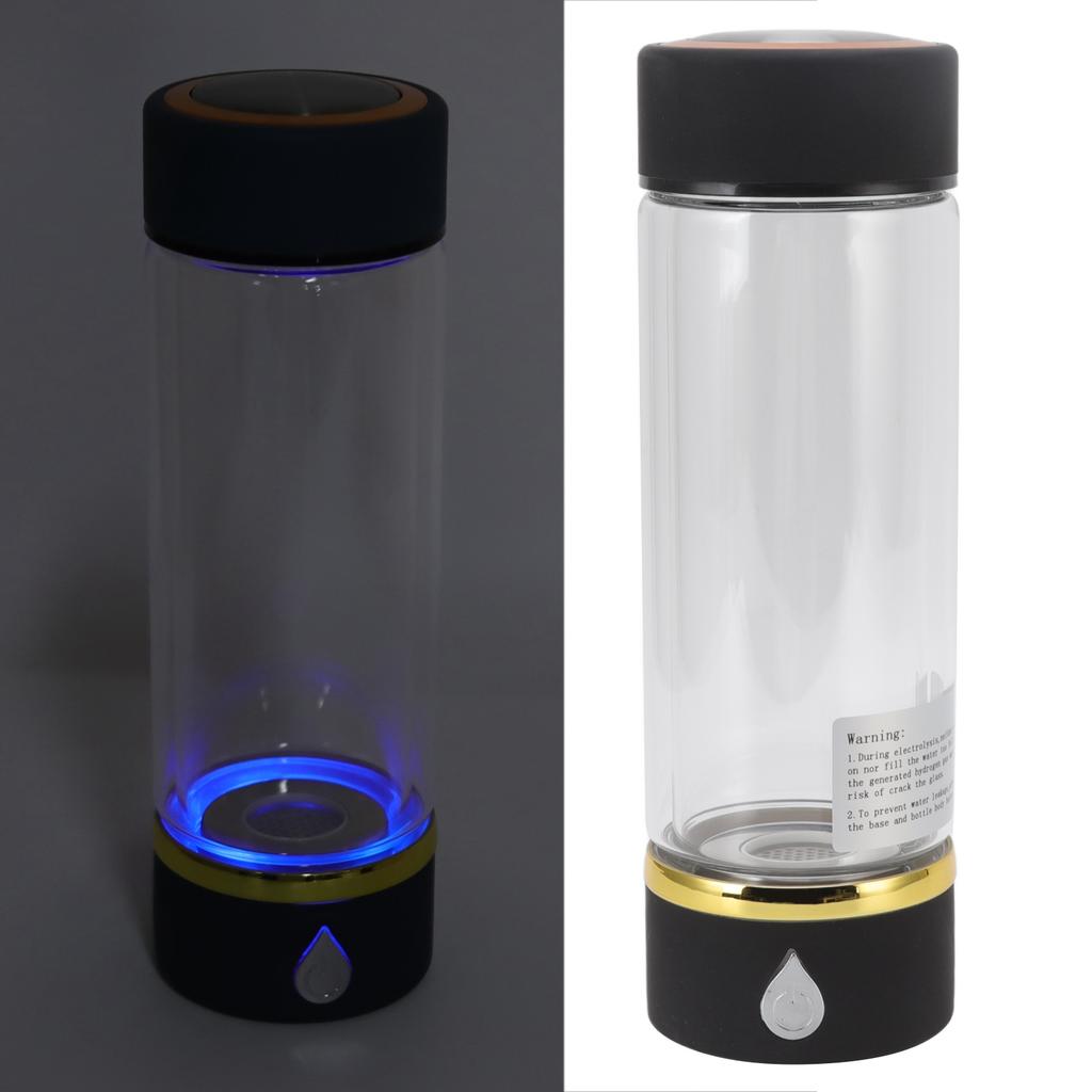 380ml Hydrogen Generator Water Bottle USB Charging Intelligent Portable Hydrogen Rich Water Cup