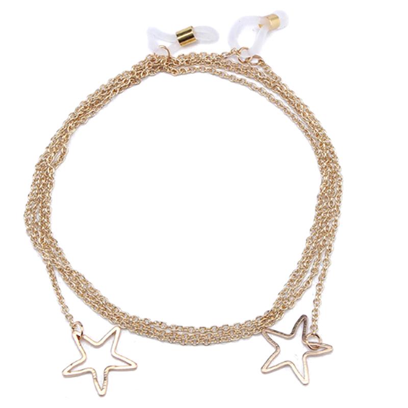 Цепочки для очков Солнцезащитные очки со звездами Очки для чтения Очки Держатель шнура Шейный ремешок