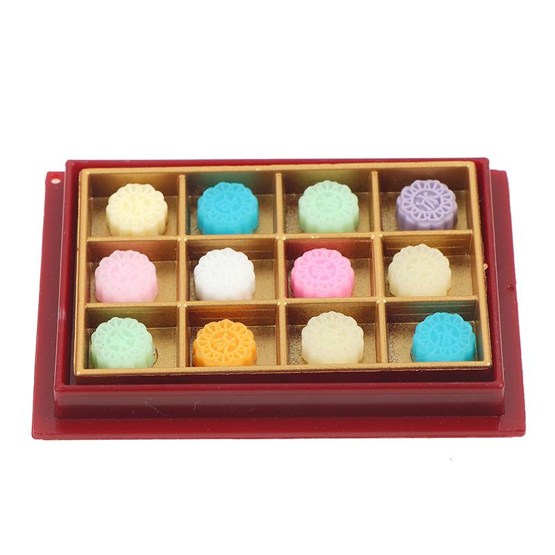 1:12 кукольных миниатюрных моделей Mooncake Model Food Decoration Accessories