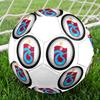 1PC Trabzonspor logo size 5 soccer ball PrahaIndoor Soccer Ball Colorful All Ages Machine Stitched PVC Competition Ready Durable High-Bounce