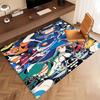 1pc Cartoon Rockman Game Megaman1 Print Area Rug - Soft, Washable Non-Slip Indoor Mat, Living Room, Home Office Decorative Rug,Office Decorative