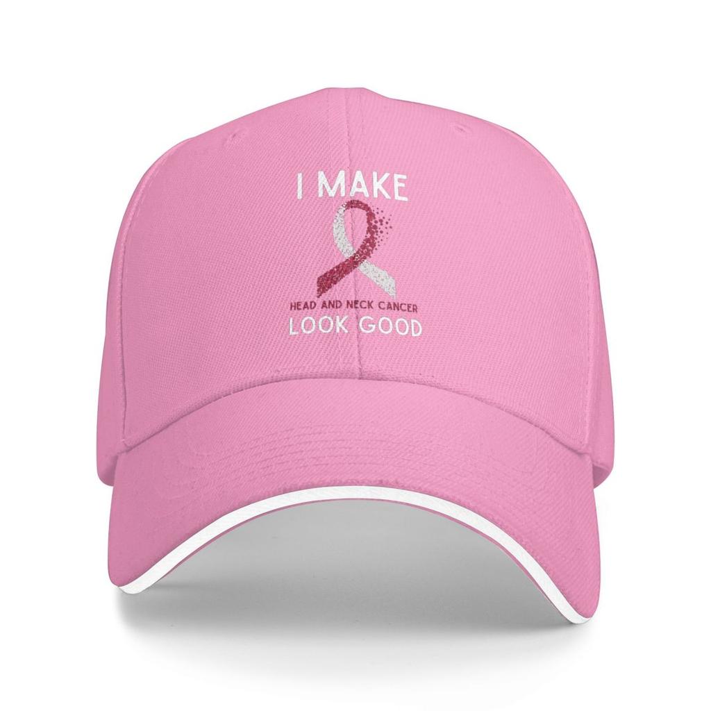 Head And Neck Cancer Awareness Ribbon Warrior Baseball Caps Snapback Baseball Hats Breathable Casual Casquette for Men And Women