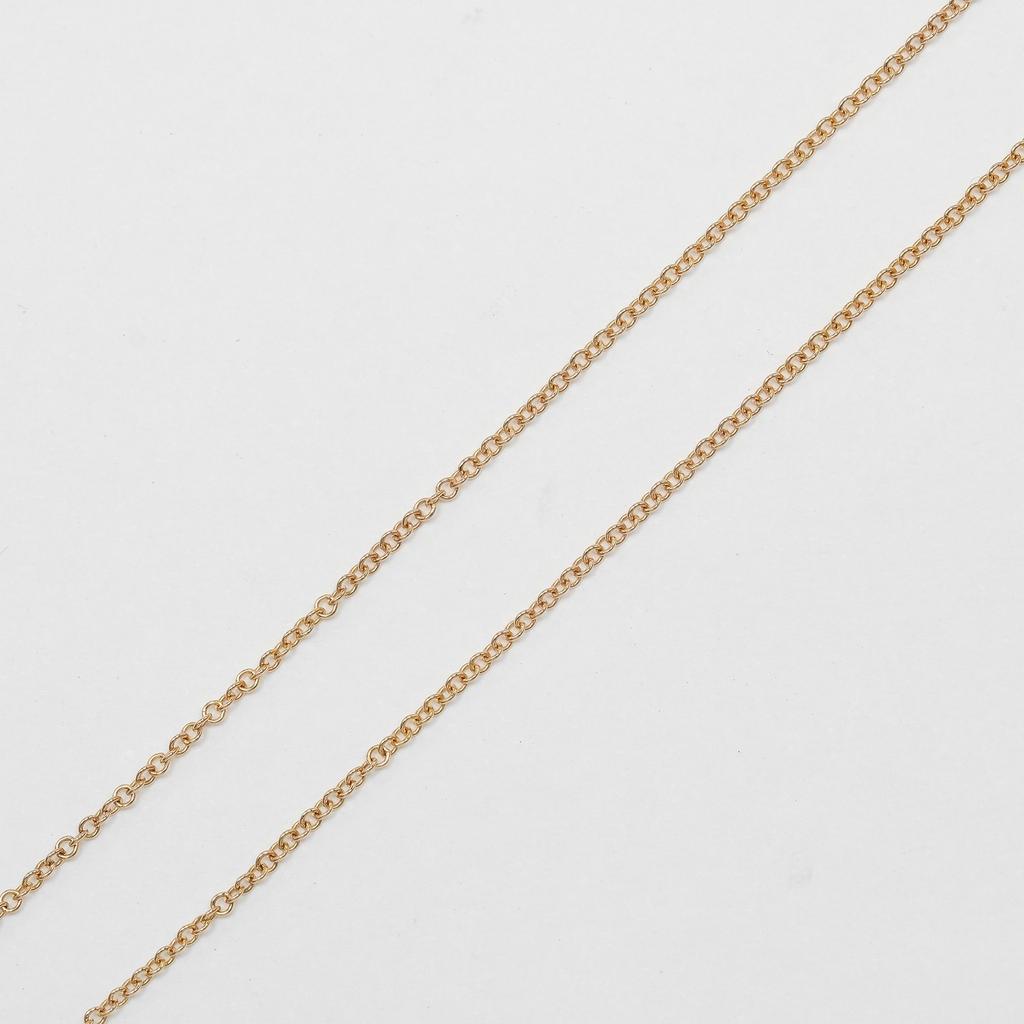 TIFFANY&Co. Sentimental Heart Necklace K18 Pink Gold/diamond 2.17g Women Used