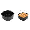 Air Fryer Cake Bucket Air Fryer Cake Basket Baking Supplies Air Fryer Accessories Square Cake Moulds for Air Fryers