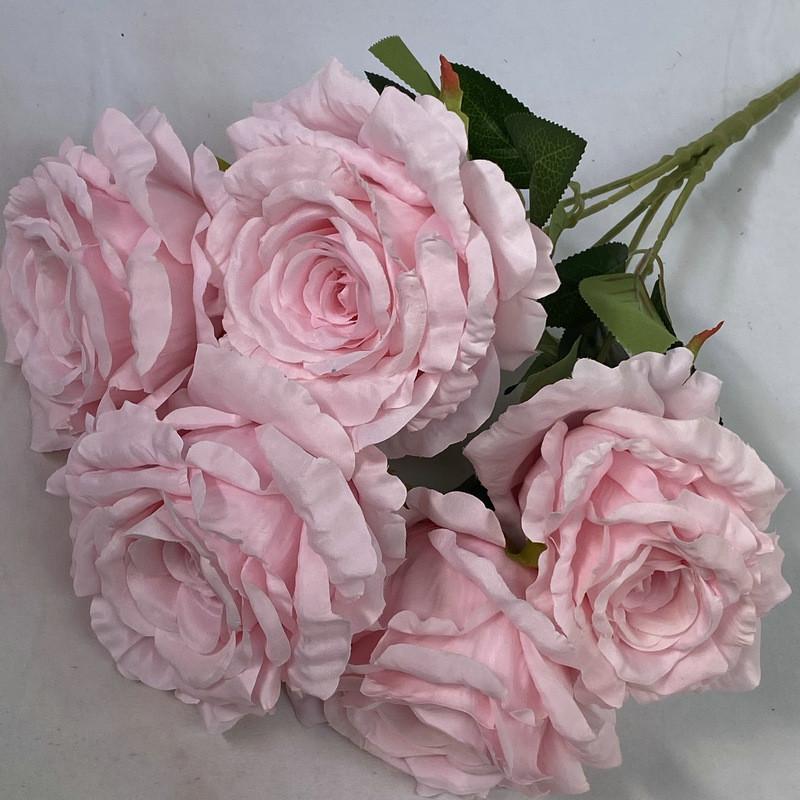 Букет искусственных цветов из шелка с розами Свадебный декор Домашняя фотография Цветочный реквизит