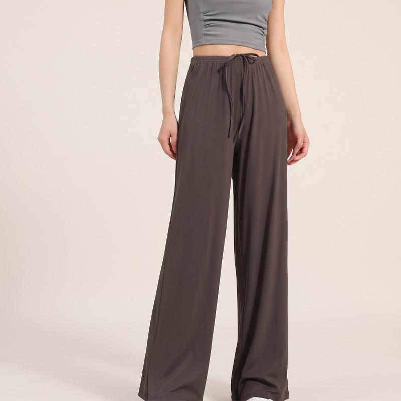 Yoga wide-leg pants women's drape loose and thin fitness trousers running training trousers Pilates sports maternity trousers