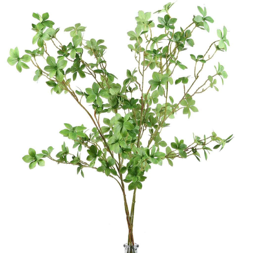 4 шт. искусственные зеленые стебли фикуса стебли фикуса ветки искусственные ветки фикуса листья искусственные растения для домашнего офиса декор