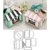3D Подарочная коробка Металлические вырубные штампы Набор вырубных штампов Скрапбукинг DIY Украшения для дома Бумага Подарок для рукоделия
