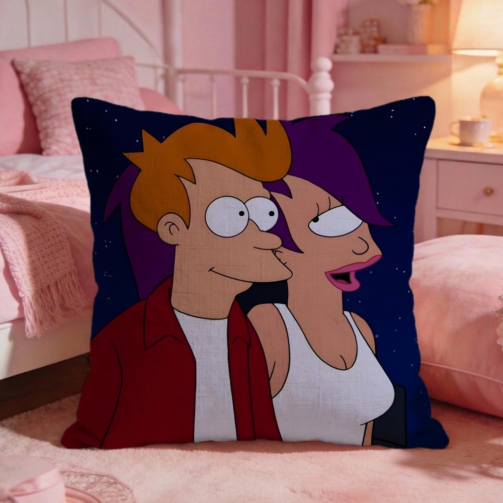 FFuturamas Classic Anime Cushion Cover Premium Comfort Reversible Pillow Cove Two In One Design For Any Room Car Interior