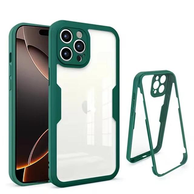 360 Полный Чехол Для iPhone 16 15 14 13 12 11 Pro Max Funda Для iPhone XS Max XR 15 16 Plus Защита Экрана Телефона Чехол