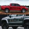 Graphics Heartbeat Pickup Body Side Sticker Car Tuning Decor Decal Wrap Decoration For Ford F150 Chevy Silverado GMC Sierra Auto