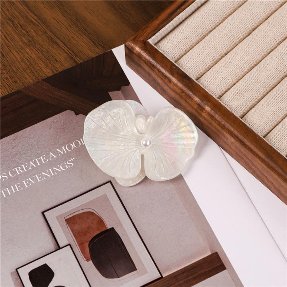 Hair Rope Butterfly Orchid Hairpin Korean Style Fresh Barrettes Cute Flower Duckbill Clip Female