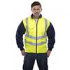 Mens Chevron Quilted Hi-Vis Jacket