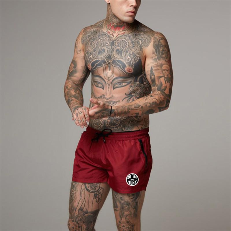 Muscleguys Мужские повседневные шорты для бега в сухом виде, корейские модные брюки для бега