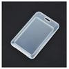 Waterproof Rigid Plastic Card Protector 5Pcs Transparent for Credit Bank ID Bus Pass Card Office Daily Use