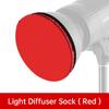 Soft Light Diffuser Sock 7" 180mm 6 Colors Cloth Filter for Bowens Mount Standard Reflector Diffuser Shade Dish Honeycomb Grid