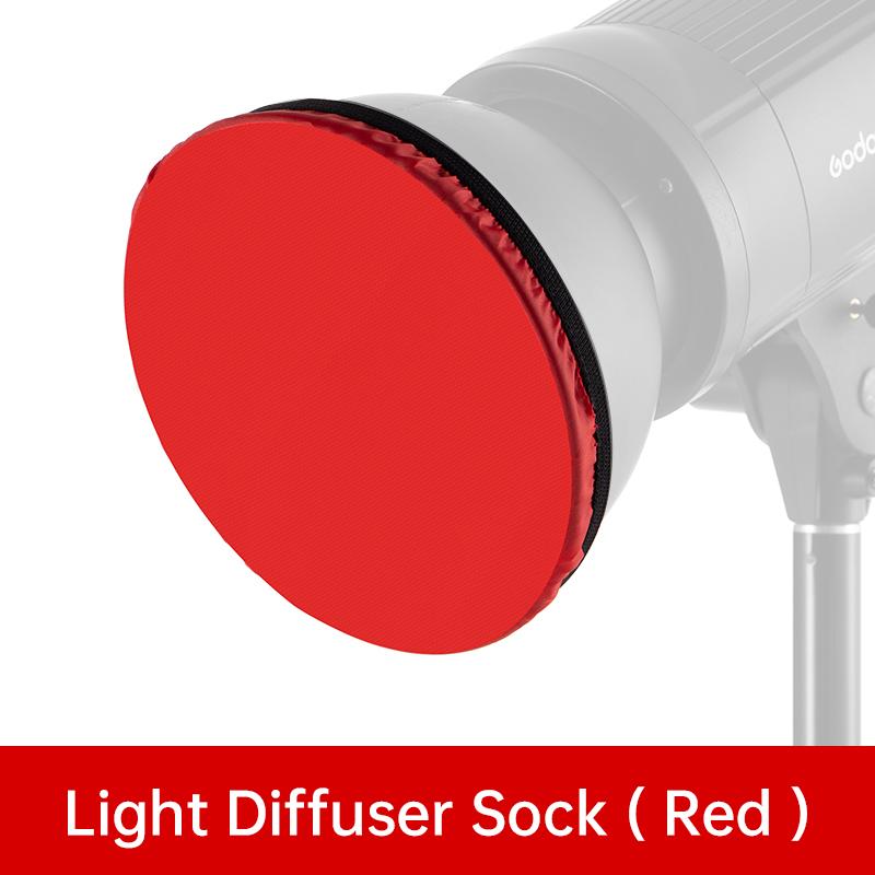 Soft Light Diffuser Sock 7" 180mm 6 Colors Cloth Filter for Bowens Mount Standard Reflector Diffuser Shade Dish Honeycomb Grid