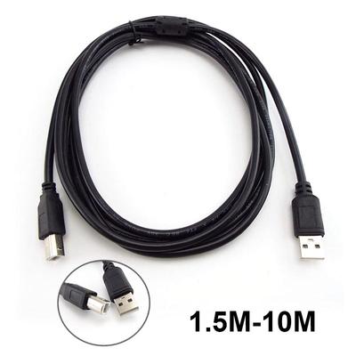 Кабель для печати USB 2,0, 5 м, тип A-B, удлинительный провод принтера для принтера, удлинитель линии принтера
