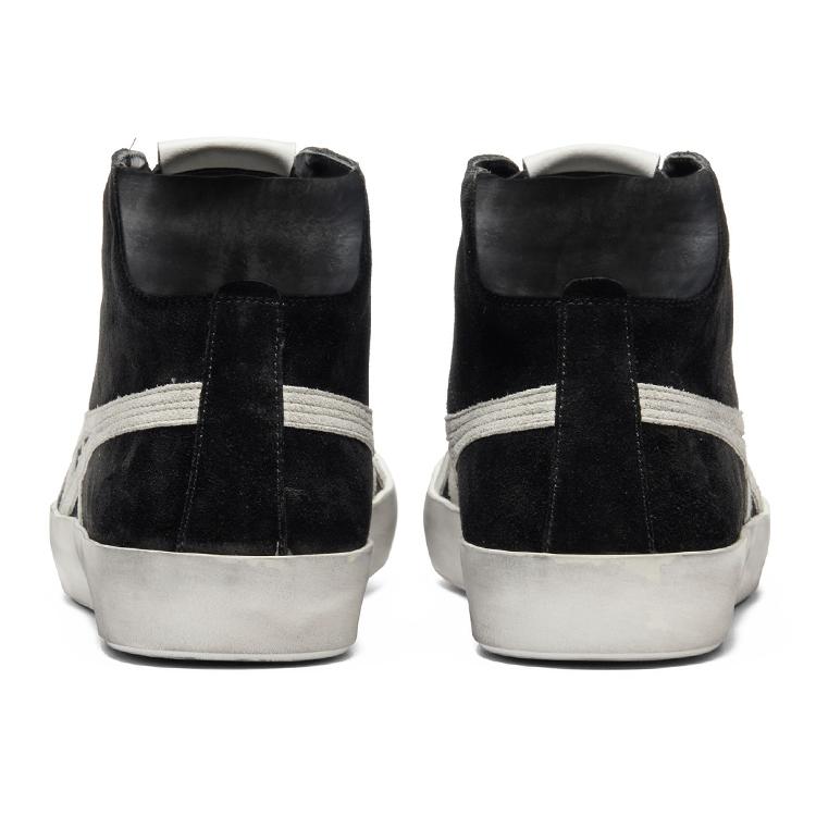 ONITSUKA TIGER Износостойкие Высокие Повседневные Кроссовки Унисекс Черно-Белые 1183C551-001