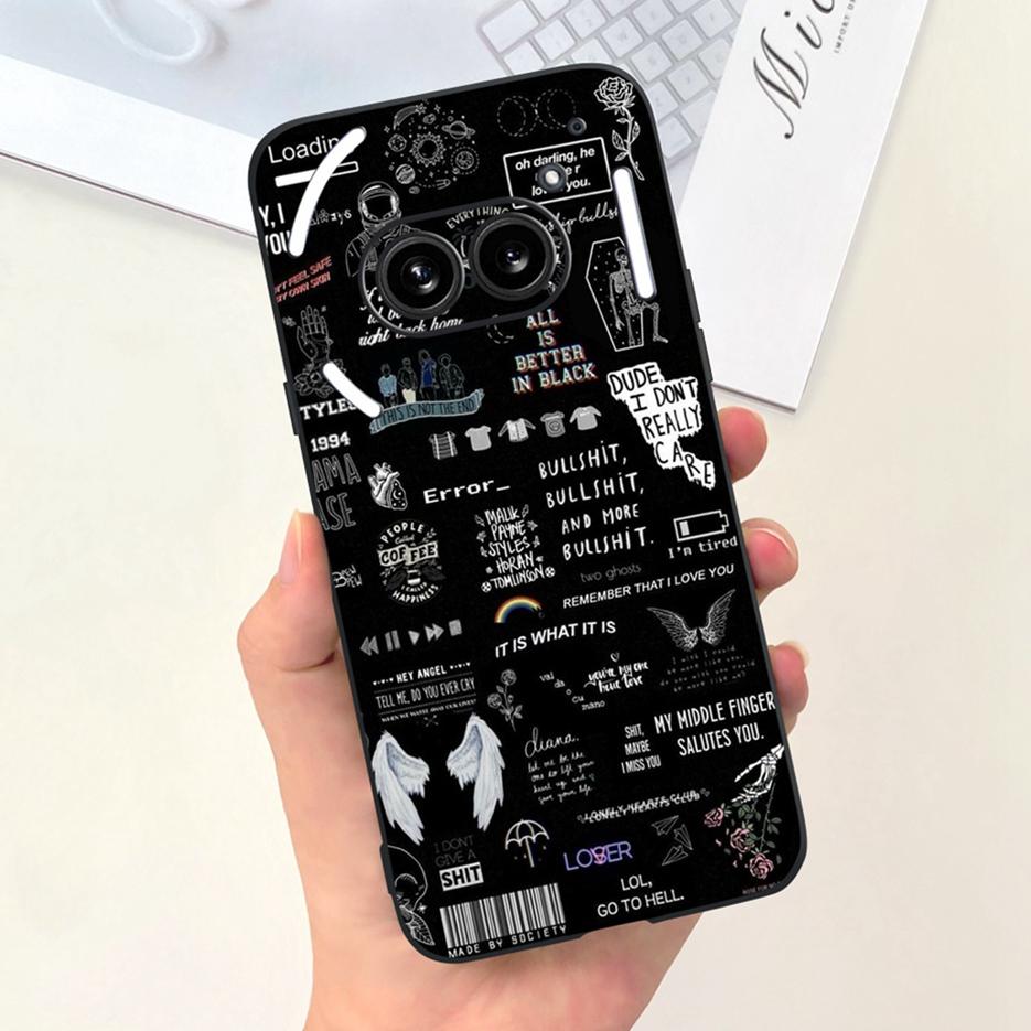 Чехол для Nothing Phone 2A A142 Милый Модный Мультяшный Чехол Мягкий Силиконовый Чехол для Телефона Для Nothing Phone 2 2A Phone2 Phone2A Бампер