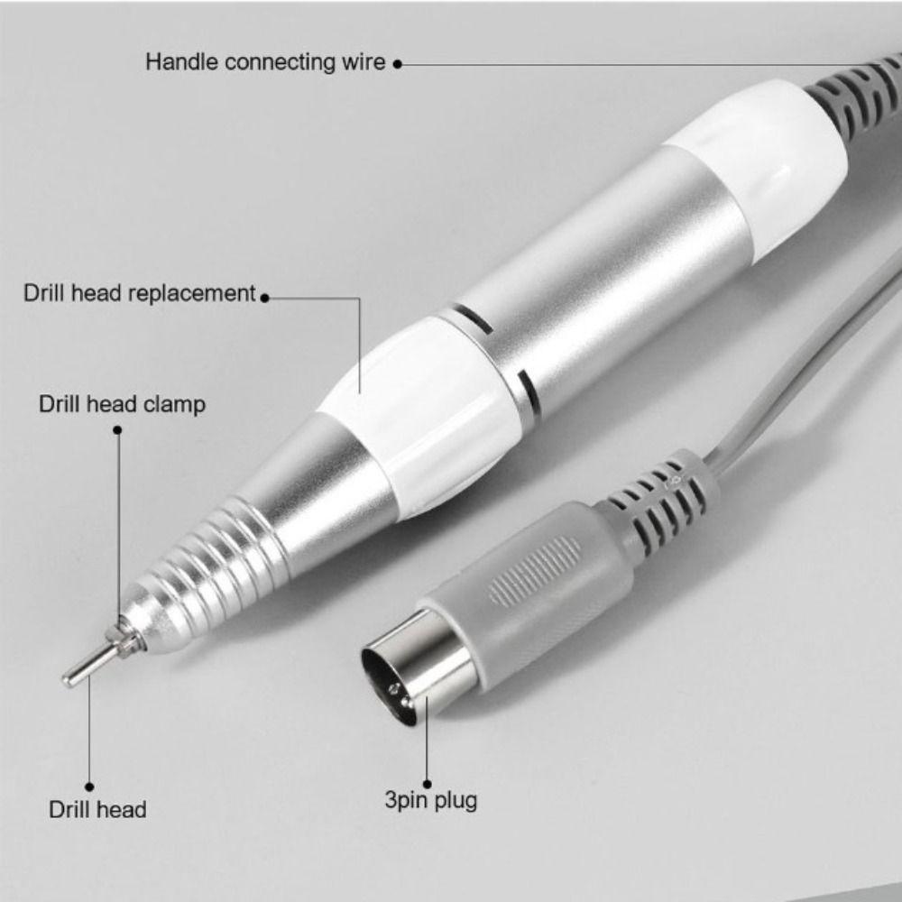 Professional Electric Nail Grinder Nail Art Nail Polish File Portable Electric Nail Drill