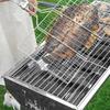 Barbecue Mesh Clip, Durable, Safe and Non-toxic, Vegetable and Meat Barbecue Mesh Clip with Detachable Handle