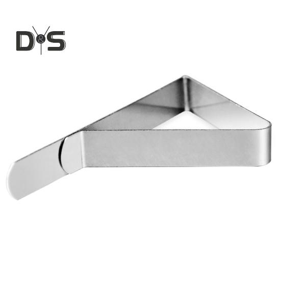 6/12/24 шт. зажим для скатерти из нержавеющей стали, нескользящий, прочный, для использования в помещении, на открытом воздухе, на свадьбе, на пикнике, на кемпинге, держатель для крышки стола, треугольный фиксирующий зажим