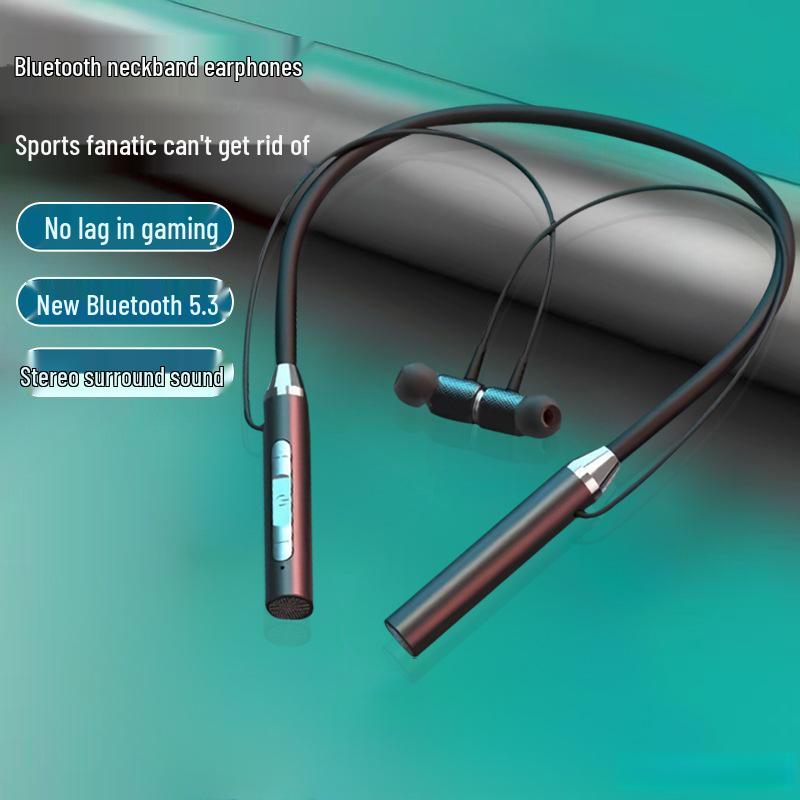 Беспроводные Bluetooth-наушники-гарнитура на шею: Спорт, Игры, Длительное время работы G01