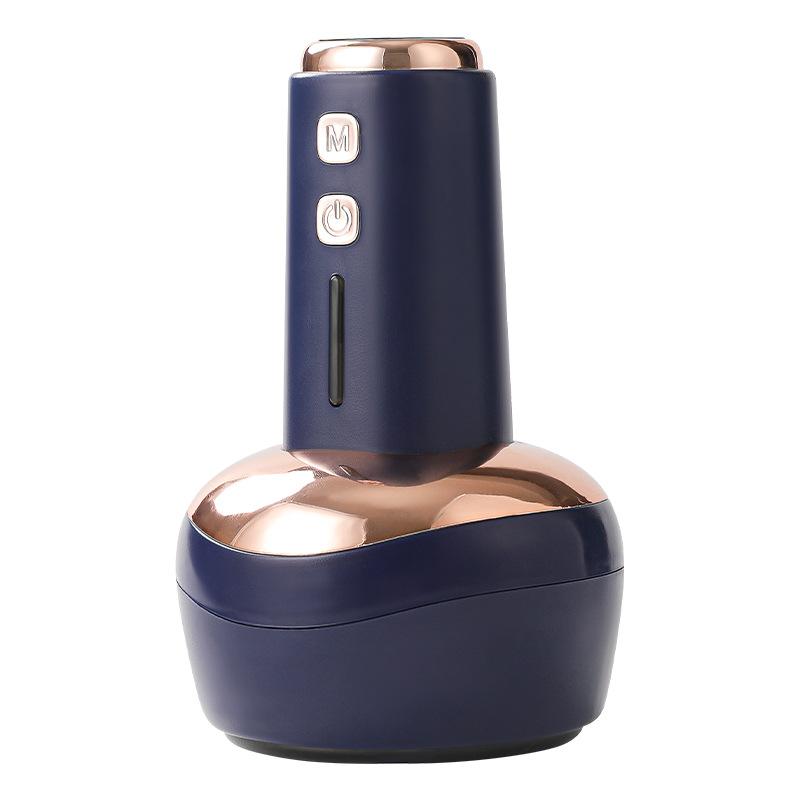 Умный массажный аппарат для вакуумной терапии Ручной вакуумный присоска Гуаша Меридиан Банки Нагревающие банки с красным светом Скребок для тела от целлюлита