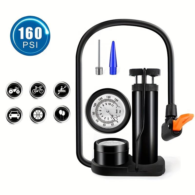 Мини-насос для велосипеда 160PSI МТБ Велосипедный Ручной Воздушный Насос Надуватель для Шариков и Шин Клапан Шредера Напольный Насос Аксессуары для Велосипеда