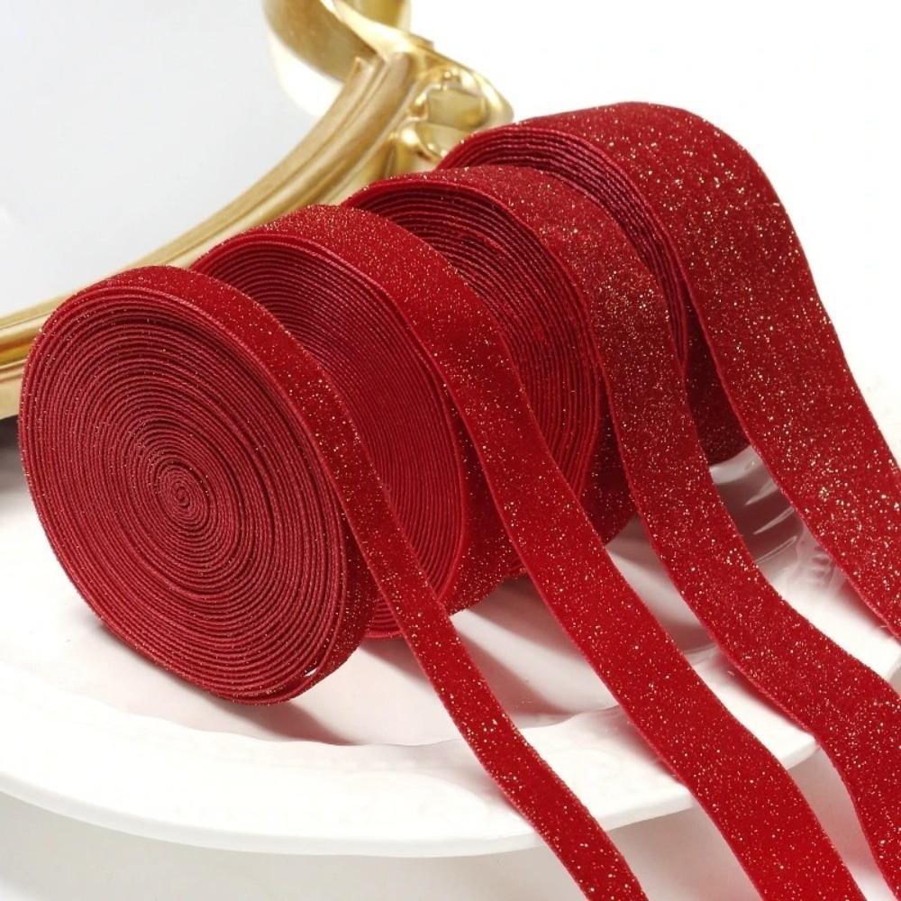 DIY Christmas Decoration Red Ribbon Bow Red Ribbons Holiday Decoration Red Satin