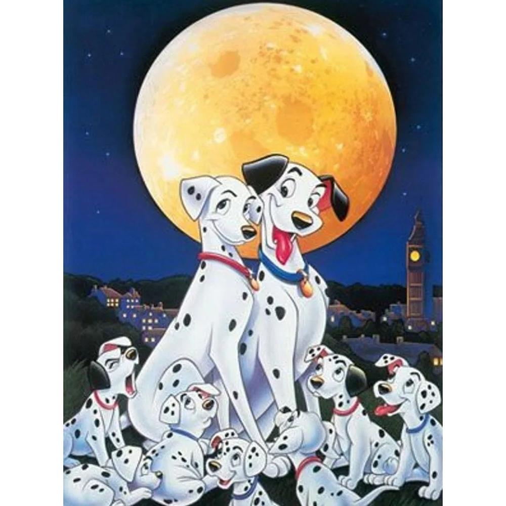 Disney Diamond Painting Dalmatians Illustration DIY Kit Adult Arts and Crafts Home Decor and Gift