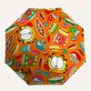 1pc Garfield FastFood Automatic Open/Close Umbrella, Portable 3-Fold Compact Umbrella for Men & Women, Perfect Gift for Birthday126
