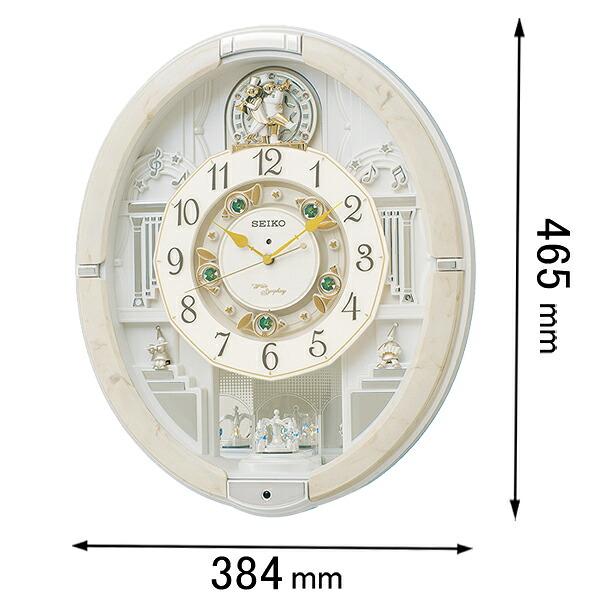 SEIKO Настенные часы Радиоволновые Каракури RE576A Мелодия Движение Аналоговые ЯПОНИЯ