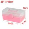 3 Layer Storage Box Sewing Supplies Organizer Multipurpose for Nails Making Sets Art