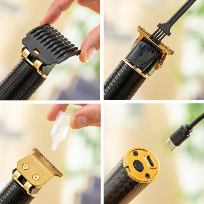Tondeuse professionnelle - INNOVAGOODS - Triher InnovaGoods V0103734 - Rechargeable - Écran LCD - 6 peignes 1,5-9 mm