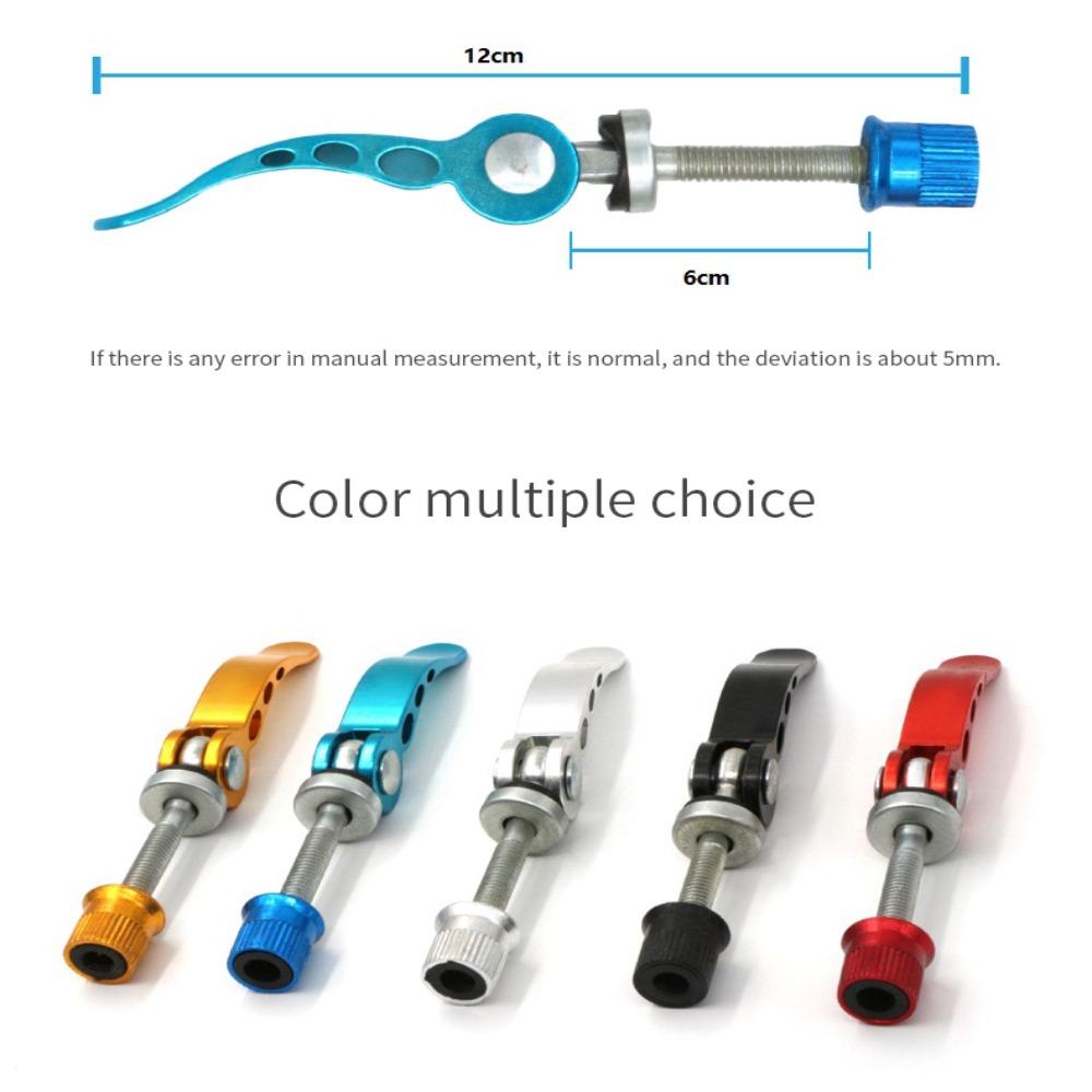 Quick Release Bike Seat Clamp Aluminum Zinc Zinc Alloy Seat Tube Clamp Quick Release Lever  Bicycle Parts
