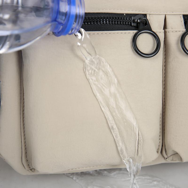 Unisex Crossbody Bag with Multi-pockets – Large Capacity Water-Resistant Sling Pack, for Commute & Travel