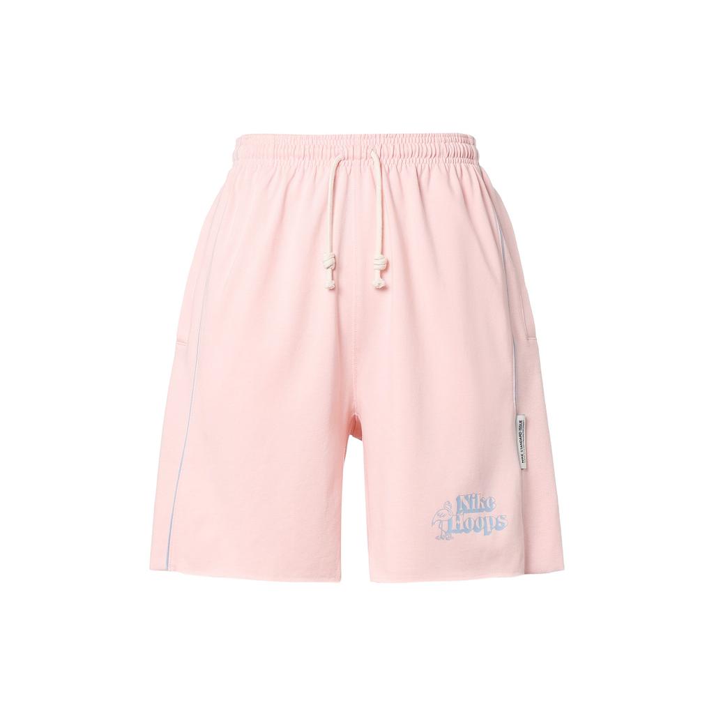 Nike Стандартный выпуск, однотонные шорты с логотипом, мужские брюки, розовые DH7384-610