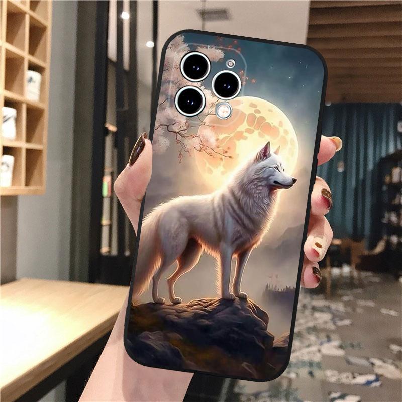 Чехол для телефона «Волк» для iPhone Samsung Galaxy Redmi Xiaomi Oppo OnePlus Note SA 7 8 9 10 11 12 13 14 20 21 22 23 53 54 Pro Max Plus Ultra TPU Soft