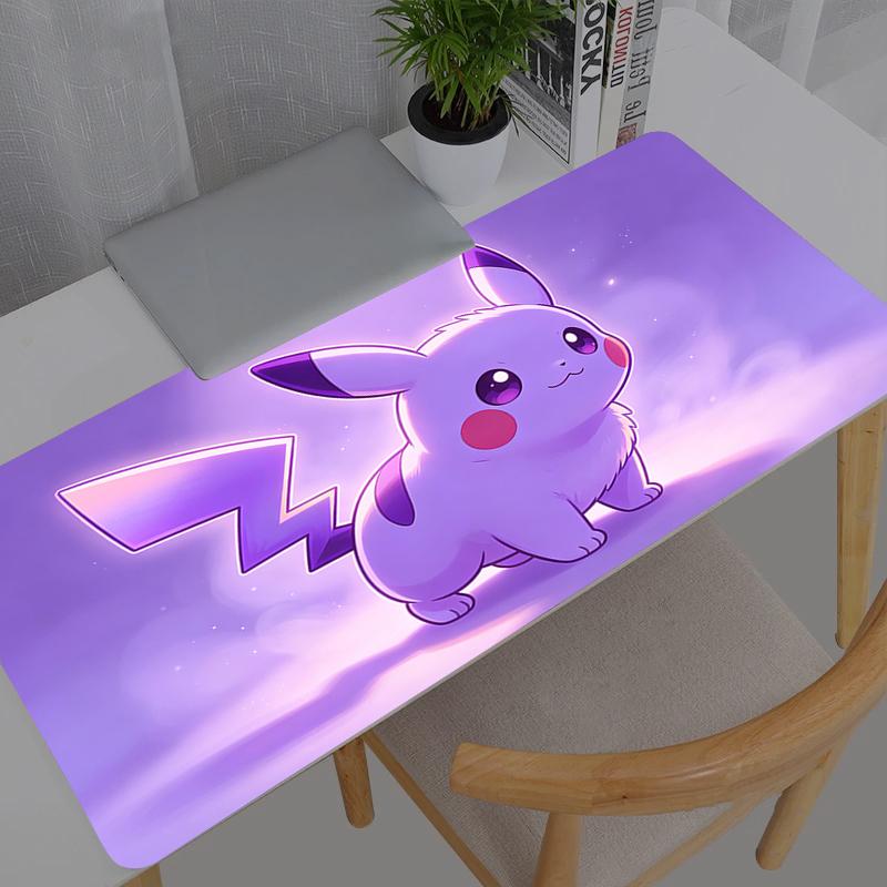 Large Mouse Pad Gamer Keyboard Pokemon Pikachu Gengar Mousepad Pc Computer Desk Mat Gaming Pad Mouse Mats For CSGO LOL x