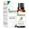 KAZIMA Ginger Essential Oil - 100% Pure, Natural & Undiluted Oil for Skin Care & Hair Care, 15 Ml