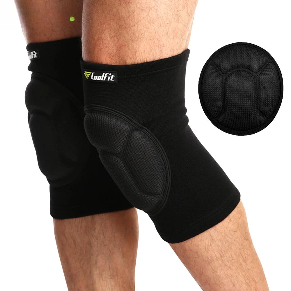 1 пара защитных наколенников для мужчин и женщин, рабочие наколенники для волейбола, толстые нескользящие наколенники, мягкие наколенники для танцев, йоги на коленях